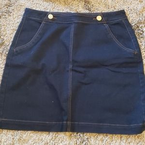 Loft denim skirt